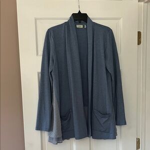 L.L.Bean Women's Blue Cardigan Sweater